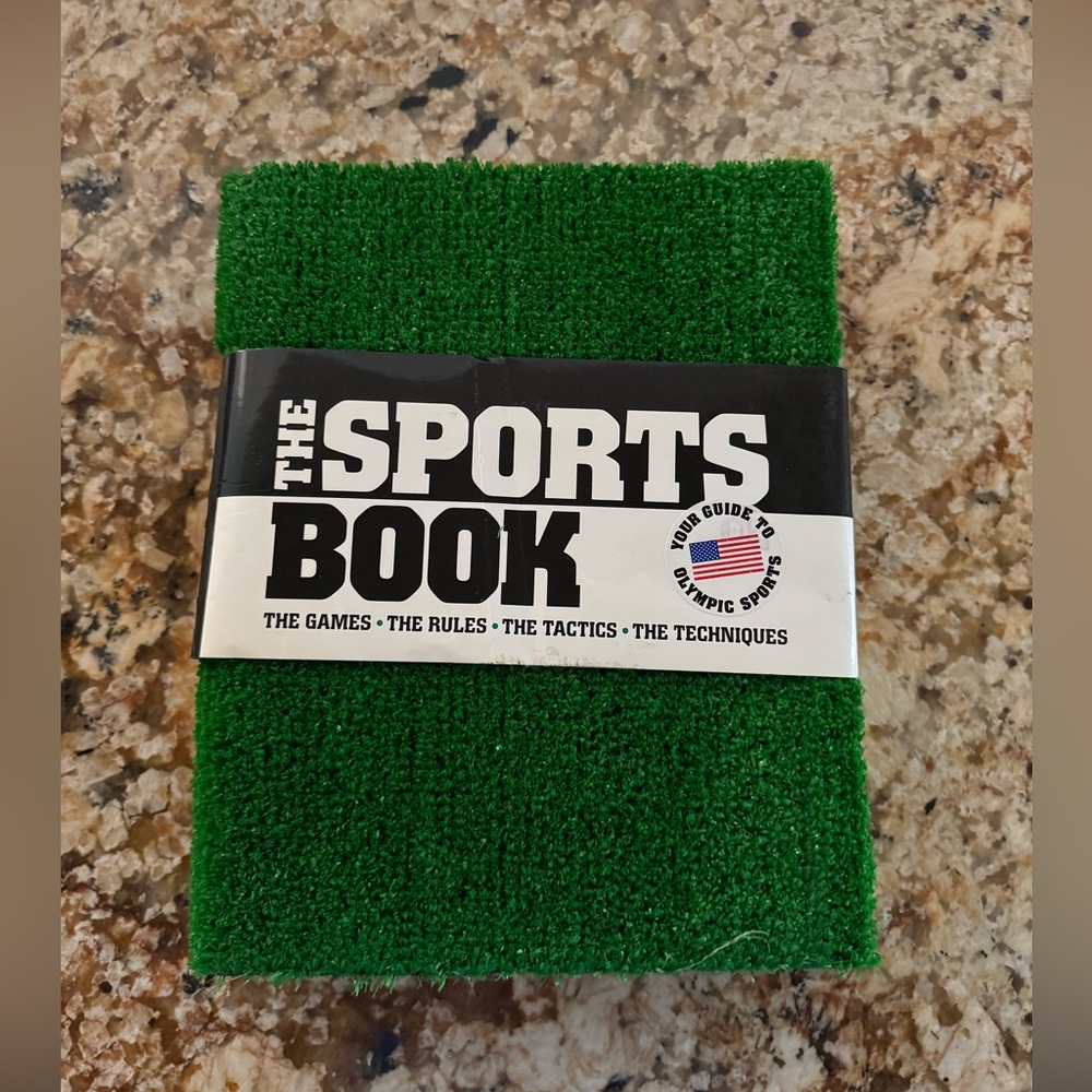 The Sports Book with Green “Turf” Cover.